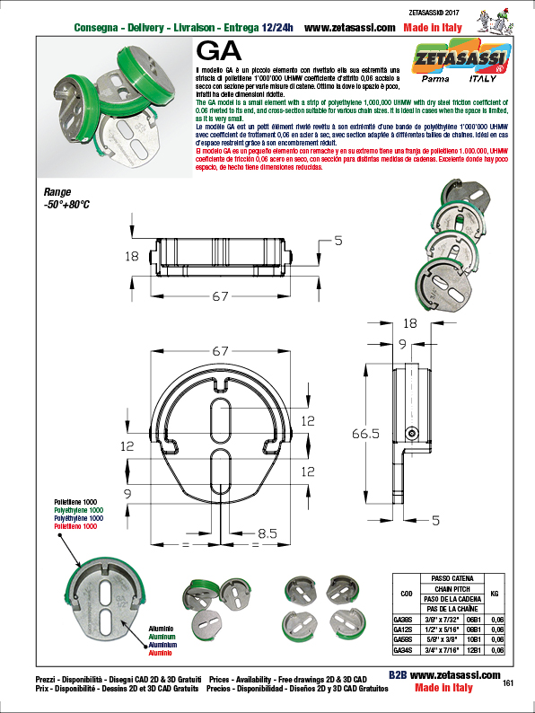 EINSTELLBARE KETTENSPANNER